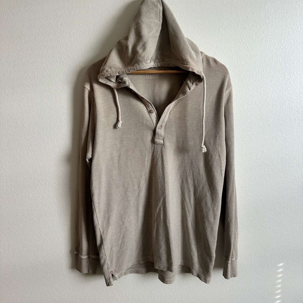 Jachs Taupe Hooded Sweatshirt